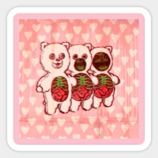 teddy teddy teddy Sticker